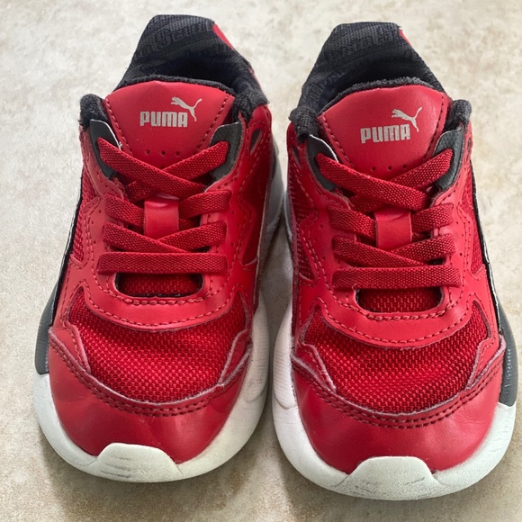 Puma Ferrari Red Toddler Sneakers Size 9C - Picture 10 of 14